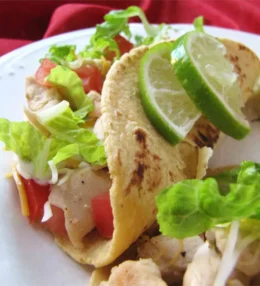 Lime Chicken Soft Tacos