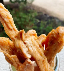 Spicy Chicken Jerky in the Air Fryer