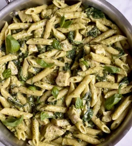 Pesto Chicken Penne Casserole