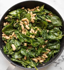 Wilted Spinach Salad